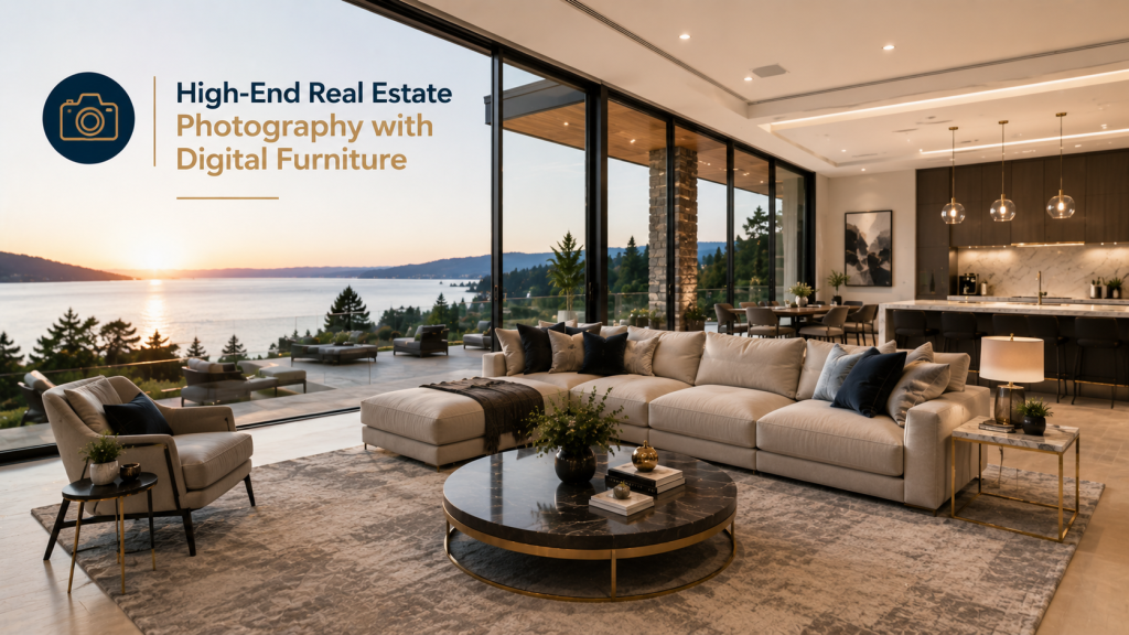 real estate photography digital furniture Washington